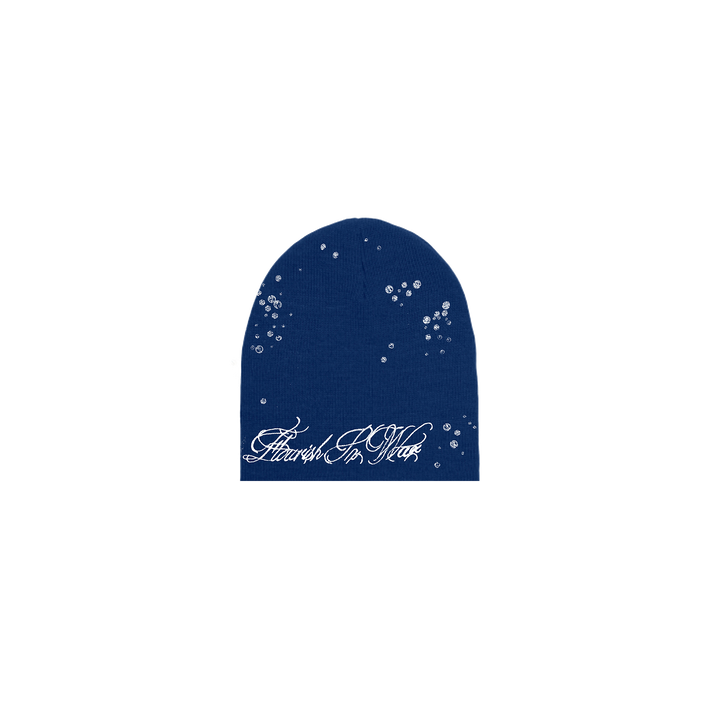 RAINDROP BEANIE (NAVY)