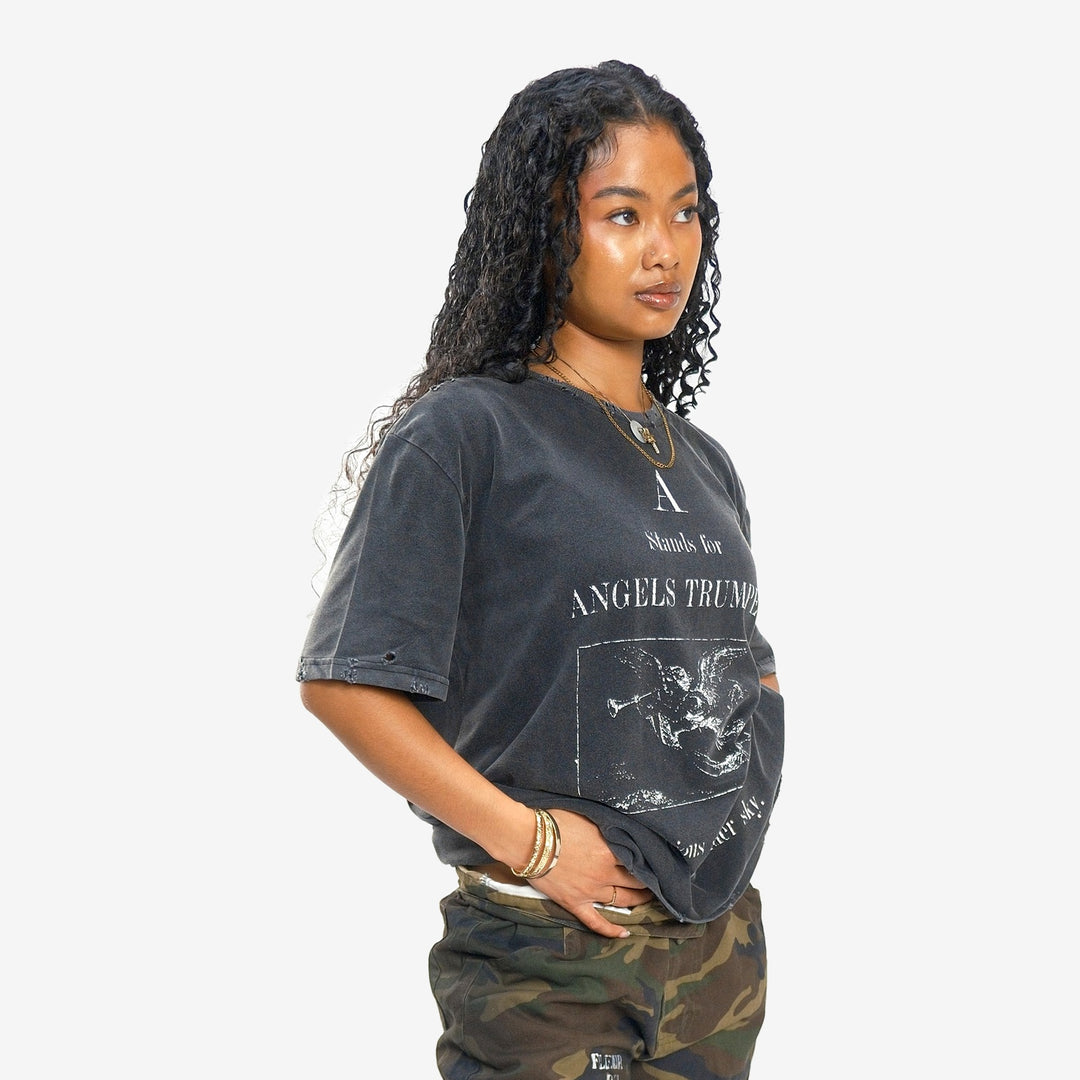 ANGELS TRUMPET TEE (BLACK)
