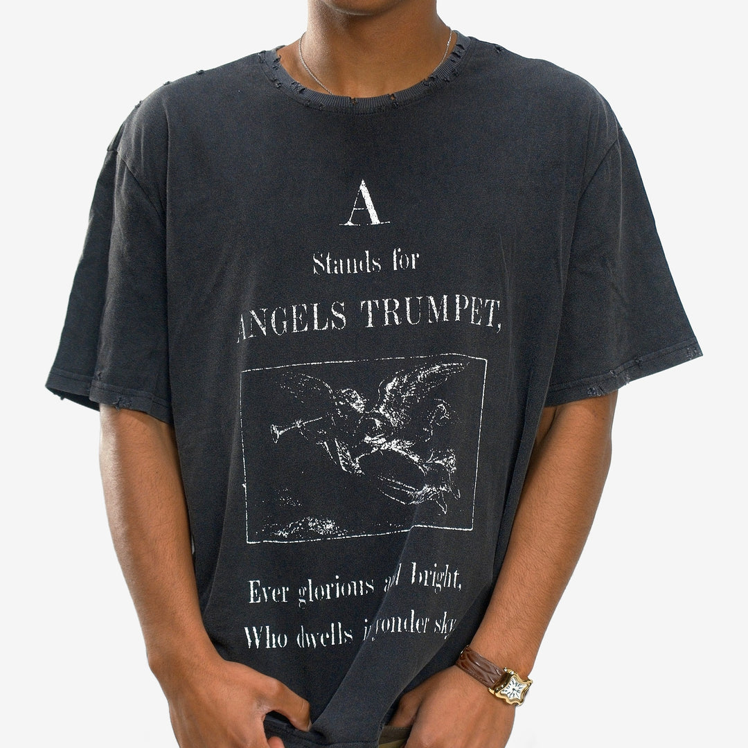ANGELS TRUMPET TEE (BLACK)