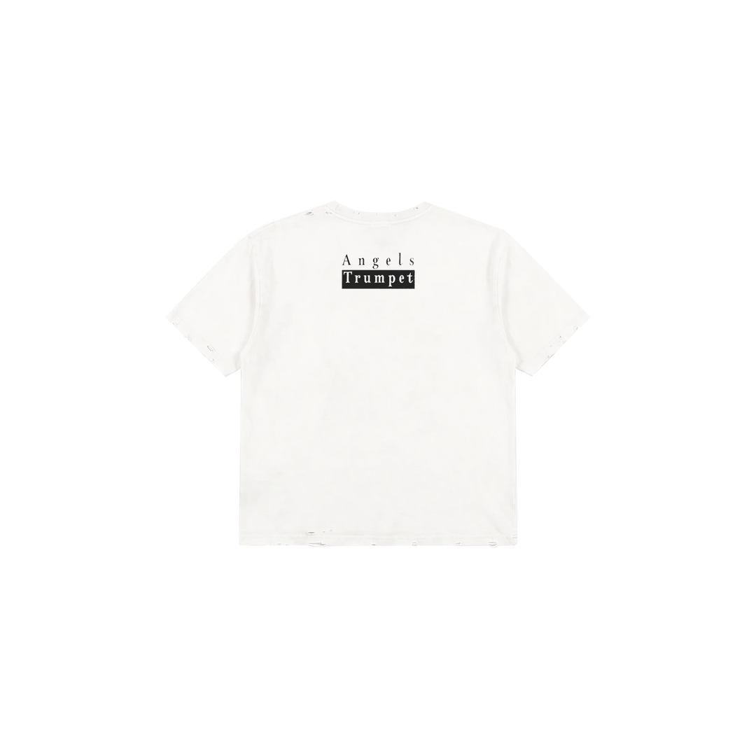 ANGELS TRUMPET TEE (WHITE)