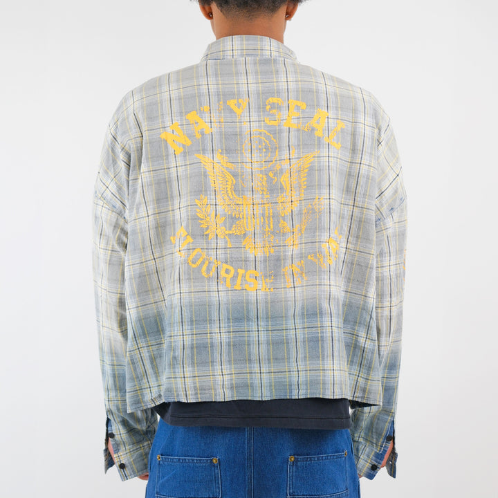 NAVY FLANNEL