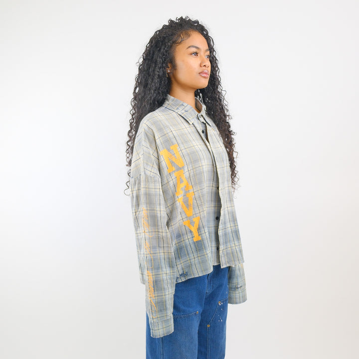 NAVY FLANNEL