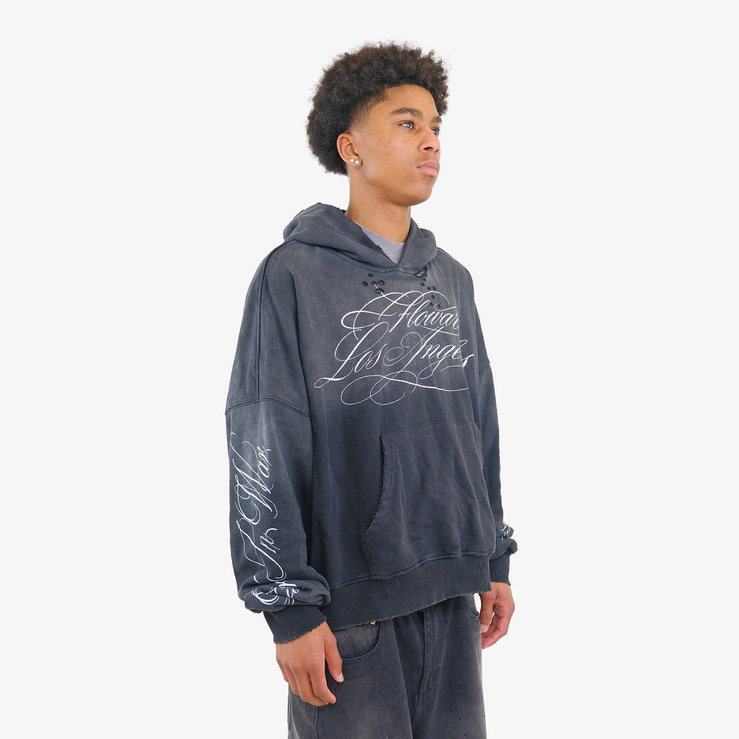 BLACKBERRY WASH HOODIE