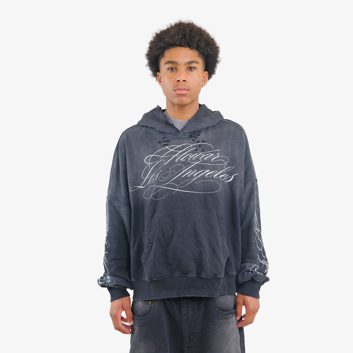 BLACKBERRY WASH HOODIE