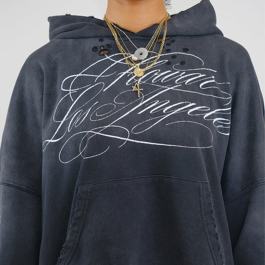 BLACKBERRY WASH HOODIE