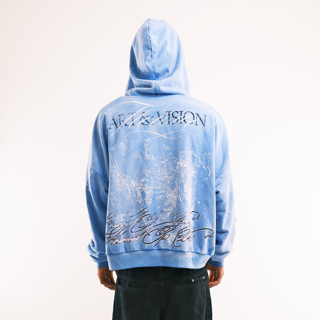 HYDRANGEA THERMAL ZIP UP (BLUE)