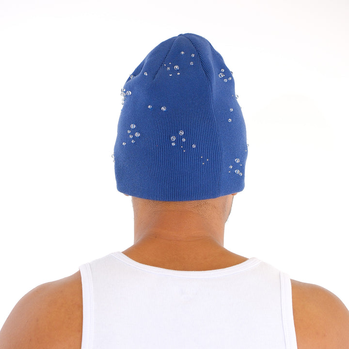 RAINDROP BEANIE (NAVY)