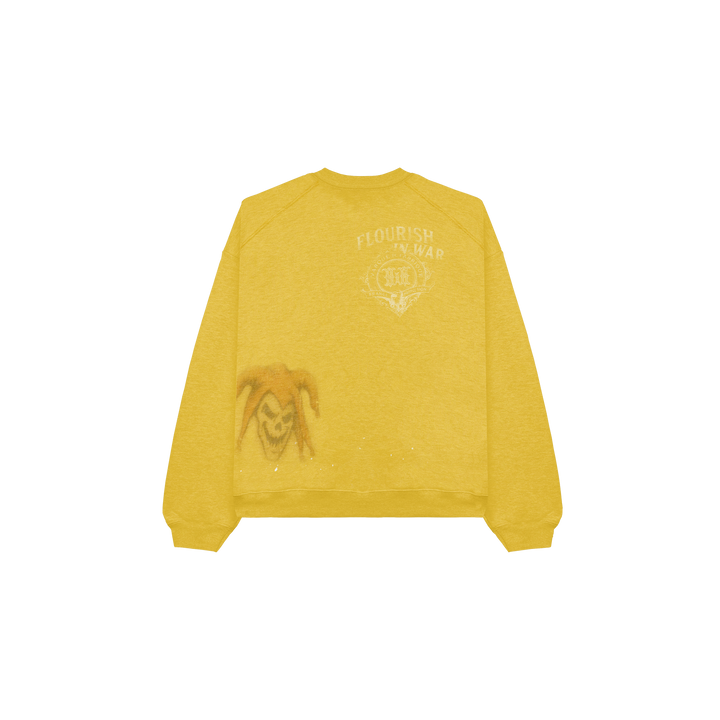MUSTARD DOODLE CREWNECK
