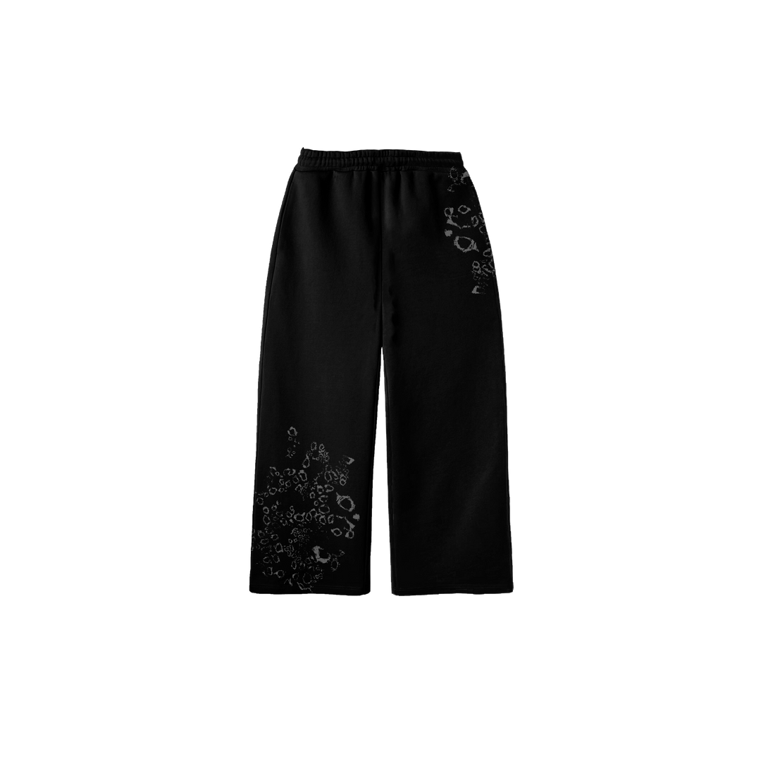 BLACK LEOPARD SWEATS