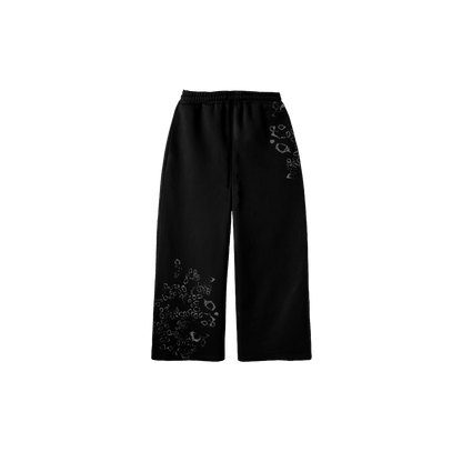 BLACK LEOPARD SWEATS