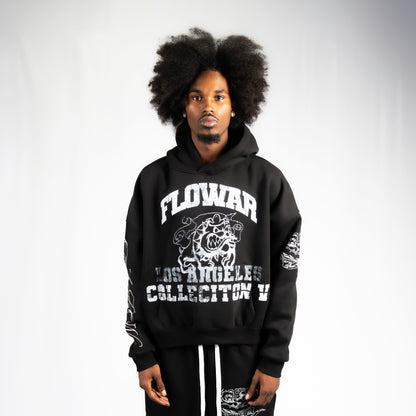 BULLDOG CROP HOODIE