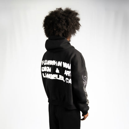BULLDOG CROP HOODIE