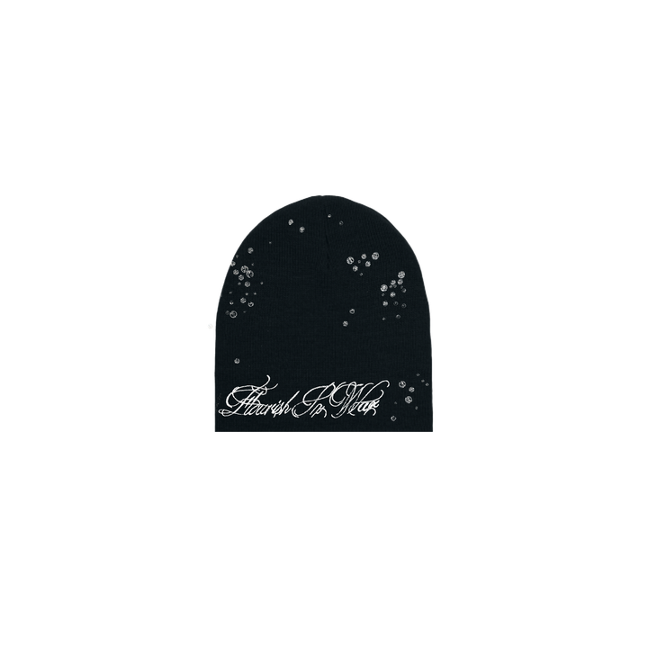 RAINDROP BEANIE (BLACK)