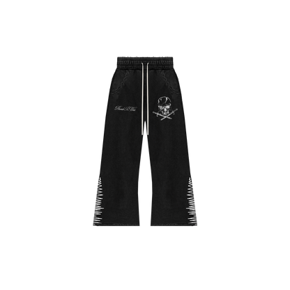 WHITE LILY FLARED SWEATS