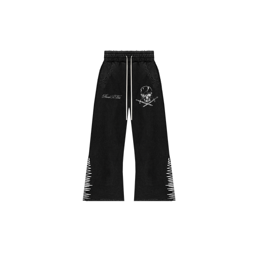 WHITE LILY FLARED SWEATS