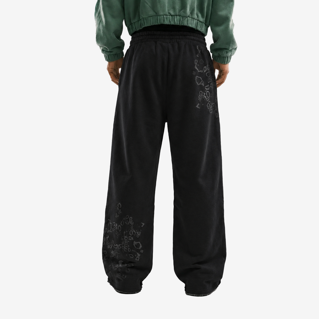 BLACK LEOPARD SWEATS