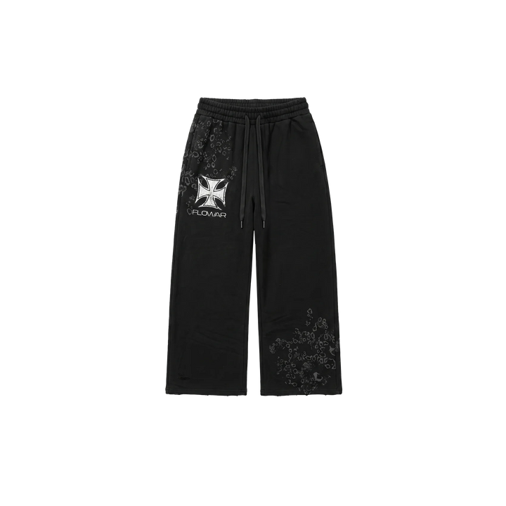 BLACK LEOPARD SWEATS
