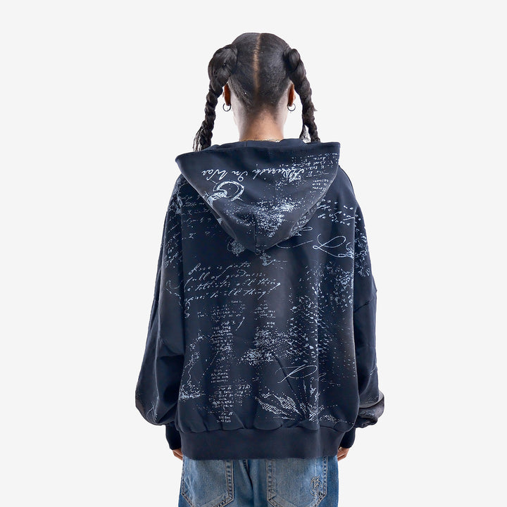 SCRIPTURE ZIP UP (BLACK)