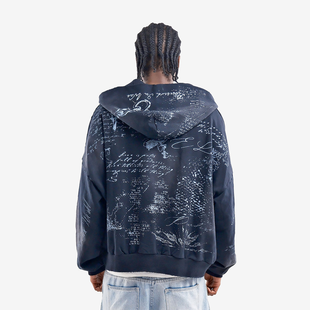 SCRIPTURE ZIP UP (BLACK)