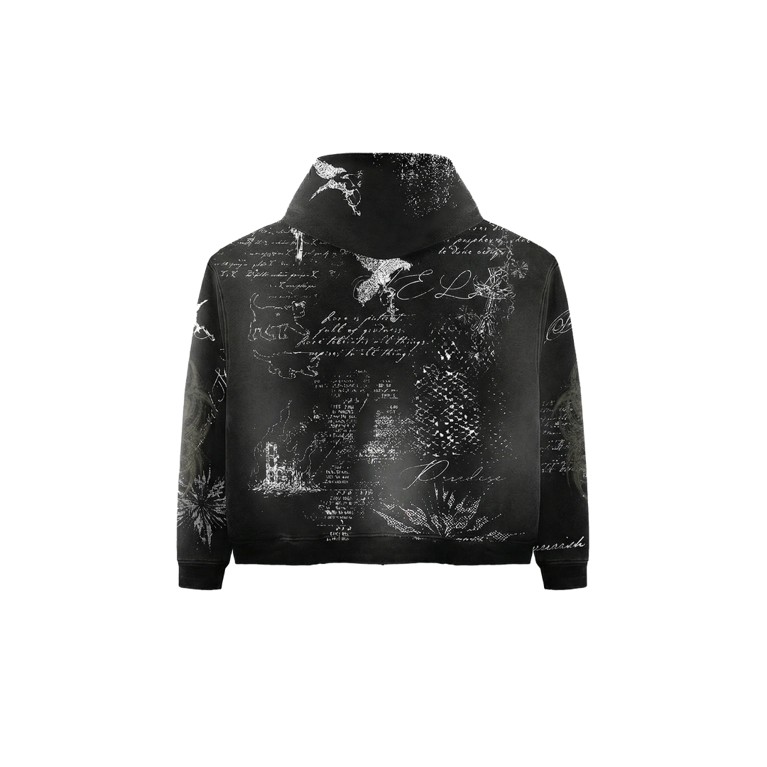 SCRIPTURE ZIP UP (BLACK)