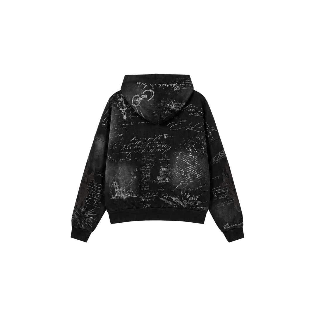 SCRIPTURE ZIP UP (BLACK)