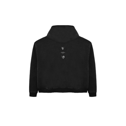 WHITE LILY ZIP-UP