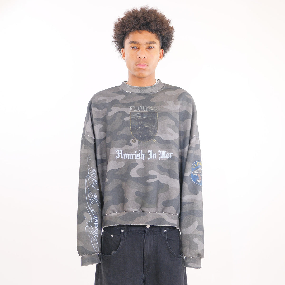 MIDNIGHT CAMO CREWNECK