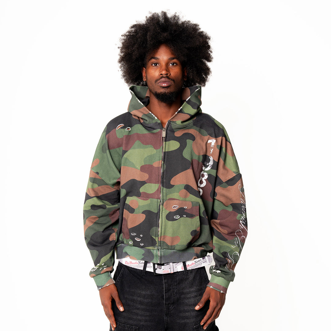 CAMO ZIP UP
