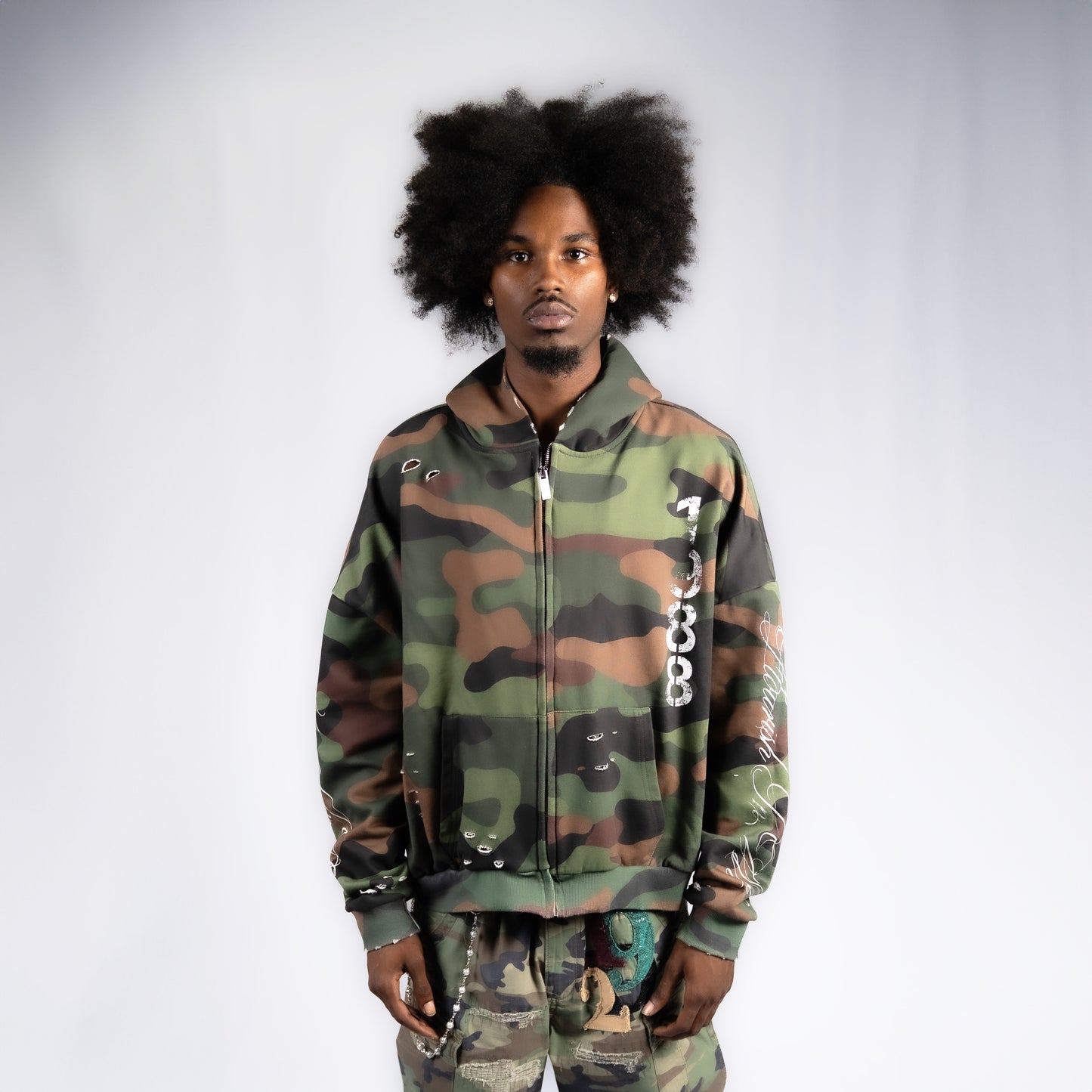 CAMO ZIP UP