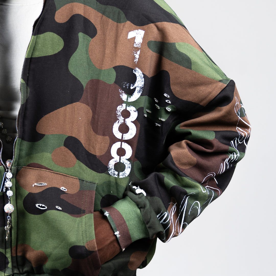 CAMO ZIP UP