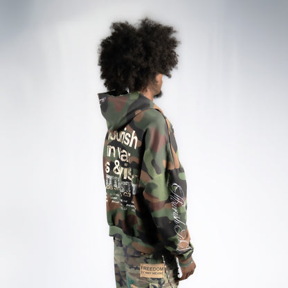 CAMO ZIP UP