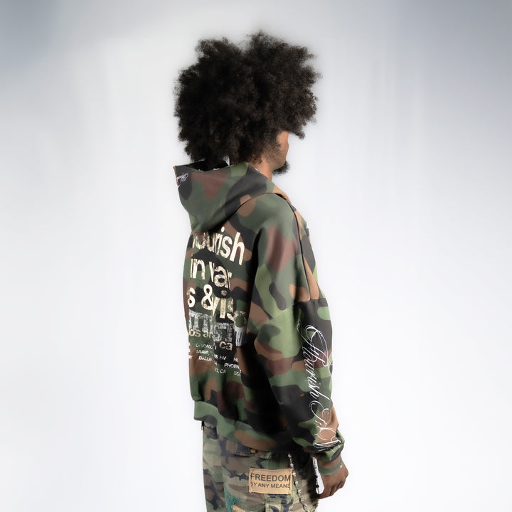 CAMO ZIP UP
