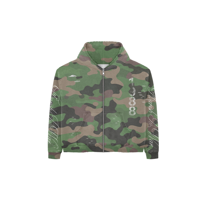 CAMO ZIP UP