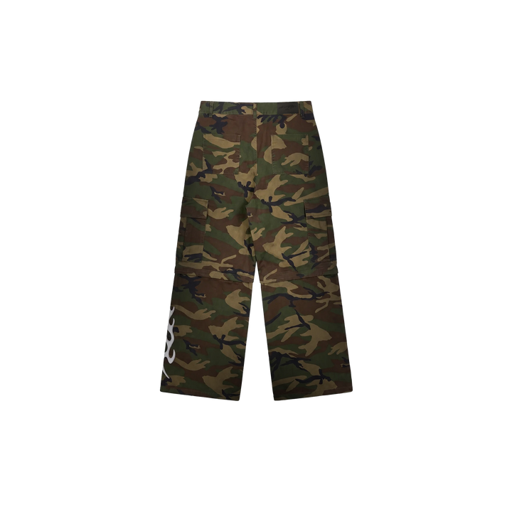 SLIT CAMO CARGOS