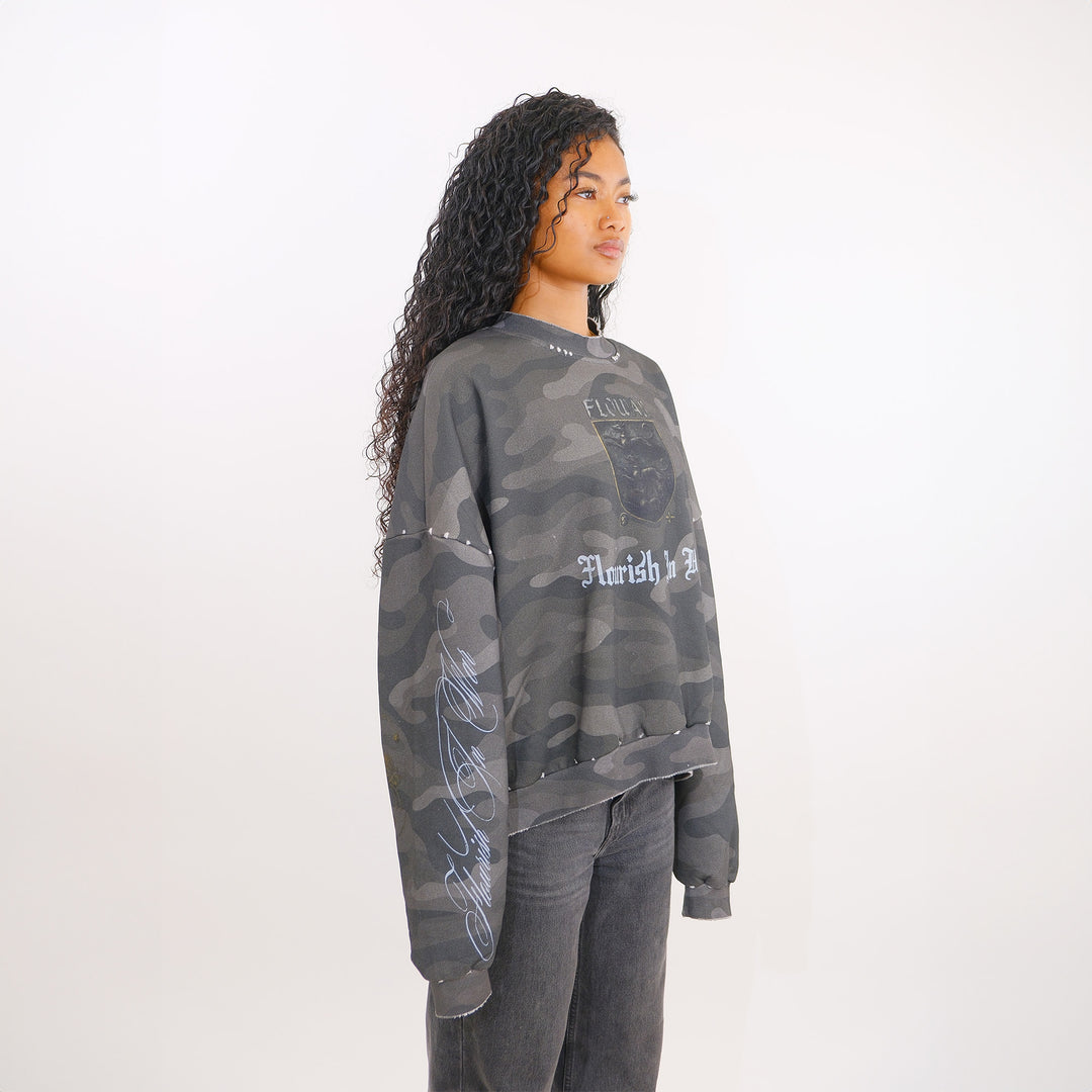 MIDNIGHT CAMO CREWNECK