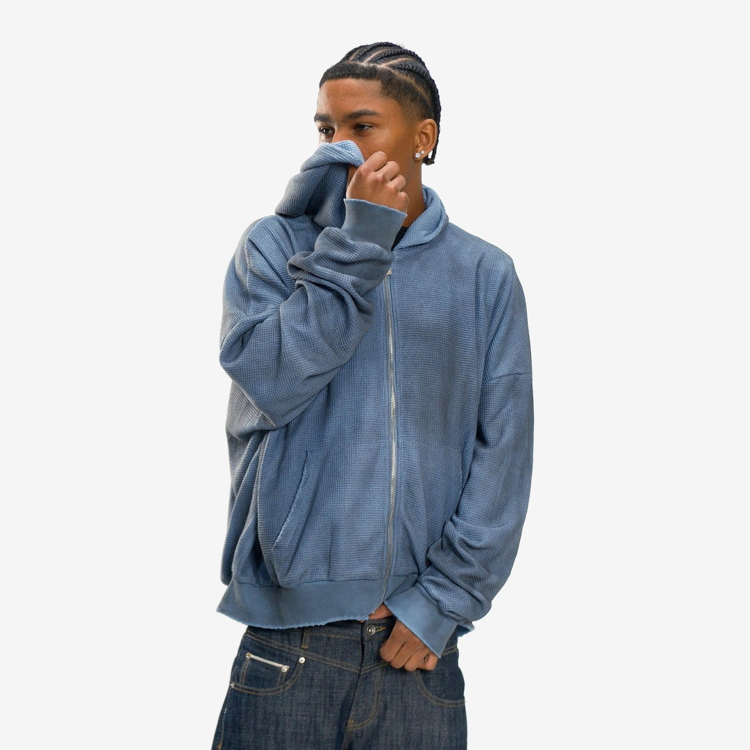 CHANDELIER ZIP UP (SMOKE BLUE)