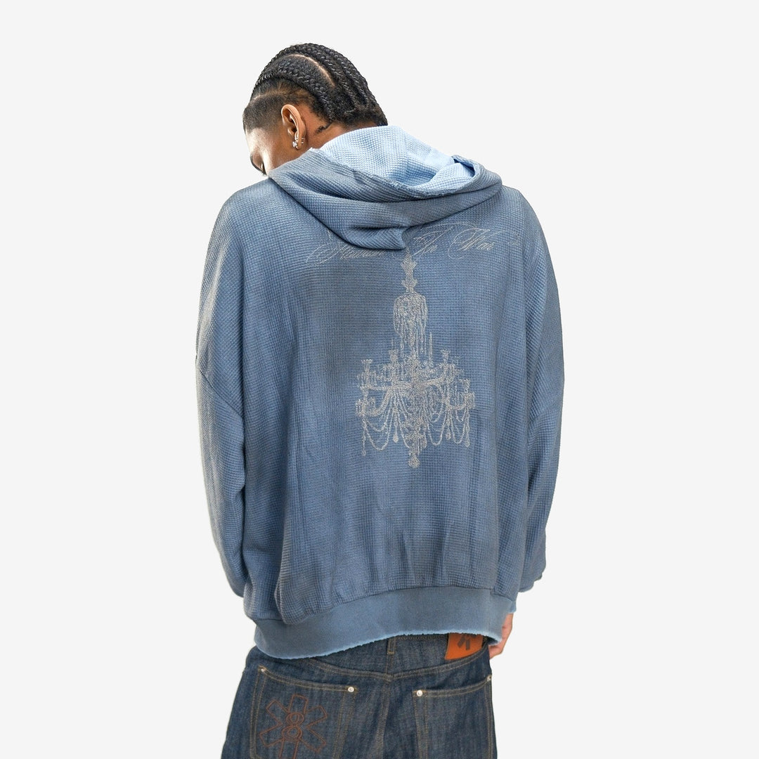CHANDELIER ZIP UP (SMOKE BLUE)