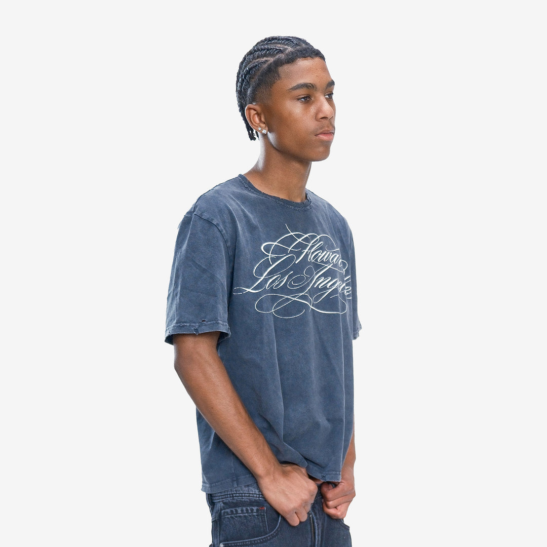 FLOWAR TEE (CHARCOAL)