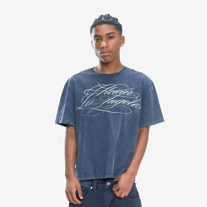 FLOWAR TEE (CHARCOAL)