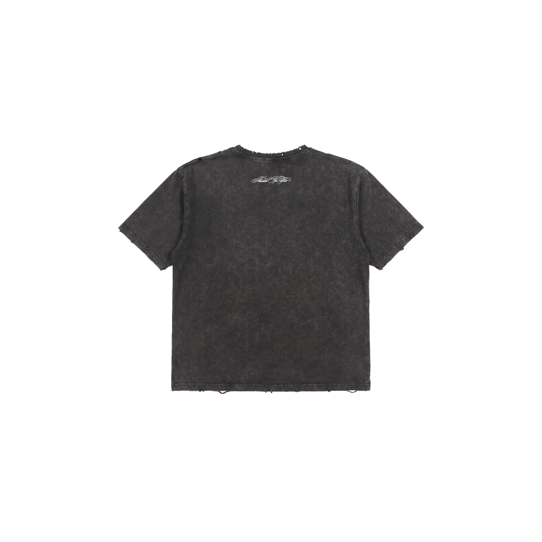 FLOWAR TEE (CHARCOAL)