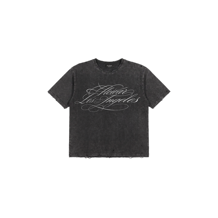 FLOWAR TEE (CHARCOAL)