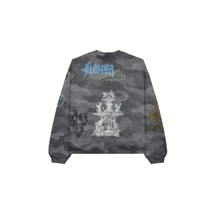 MIDNIGHT CAMO CREWNECK