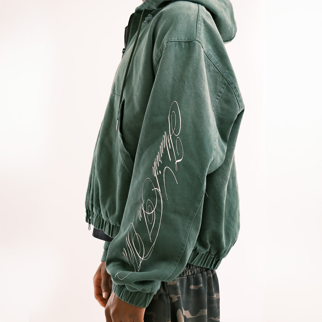 FOREST TWILL ZIP UP