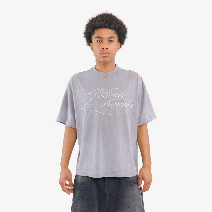 FLOWAR TEE (DARK CLAY)