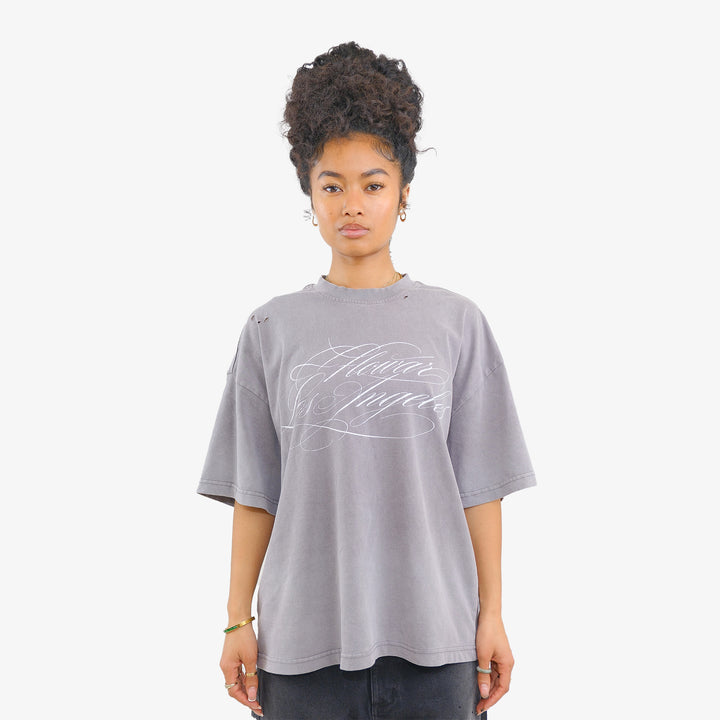 FLOWAR TEE (DARK CLAY)