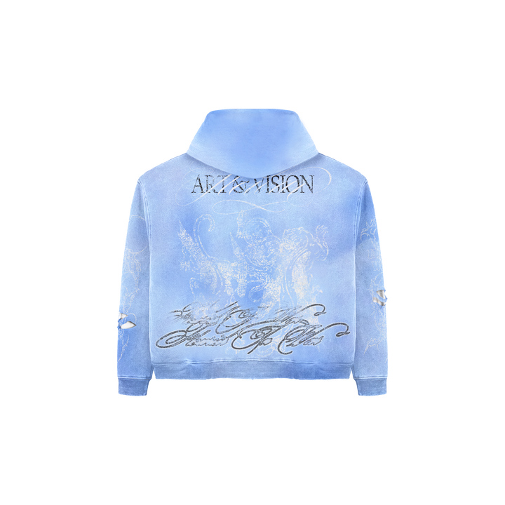 HYDRANGEA THERMAL ZIP UP (BLUE)