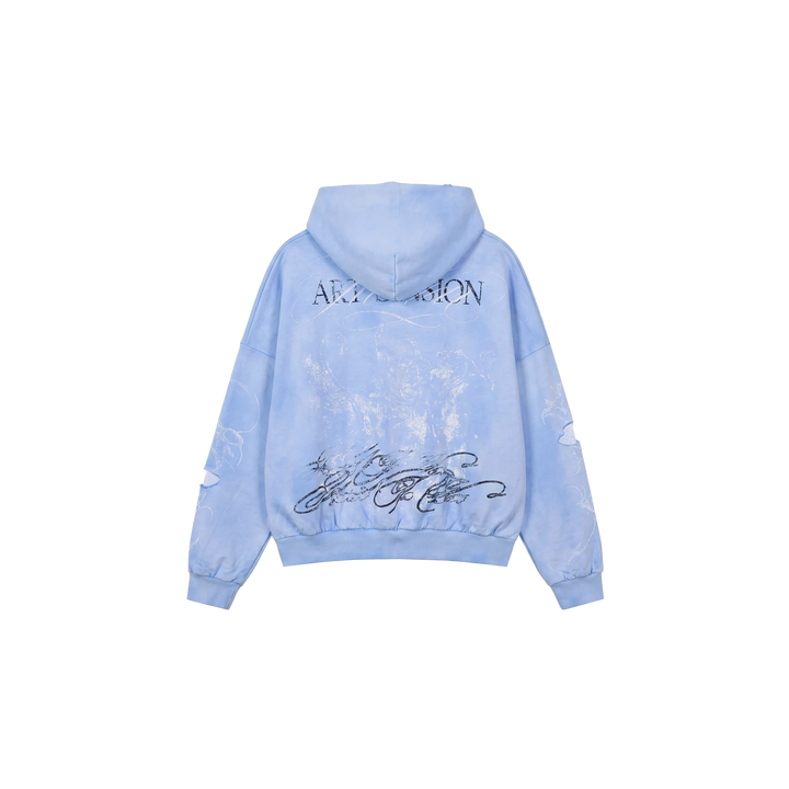 HYDRANGEA THERMAL ZIP UP (BLUE)