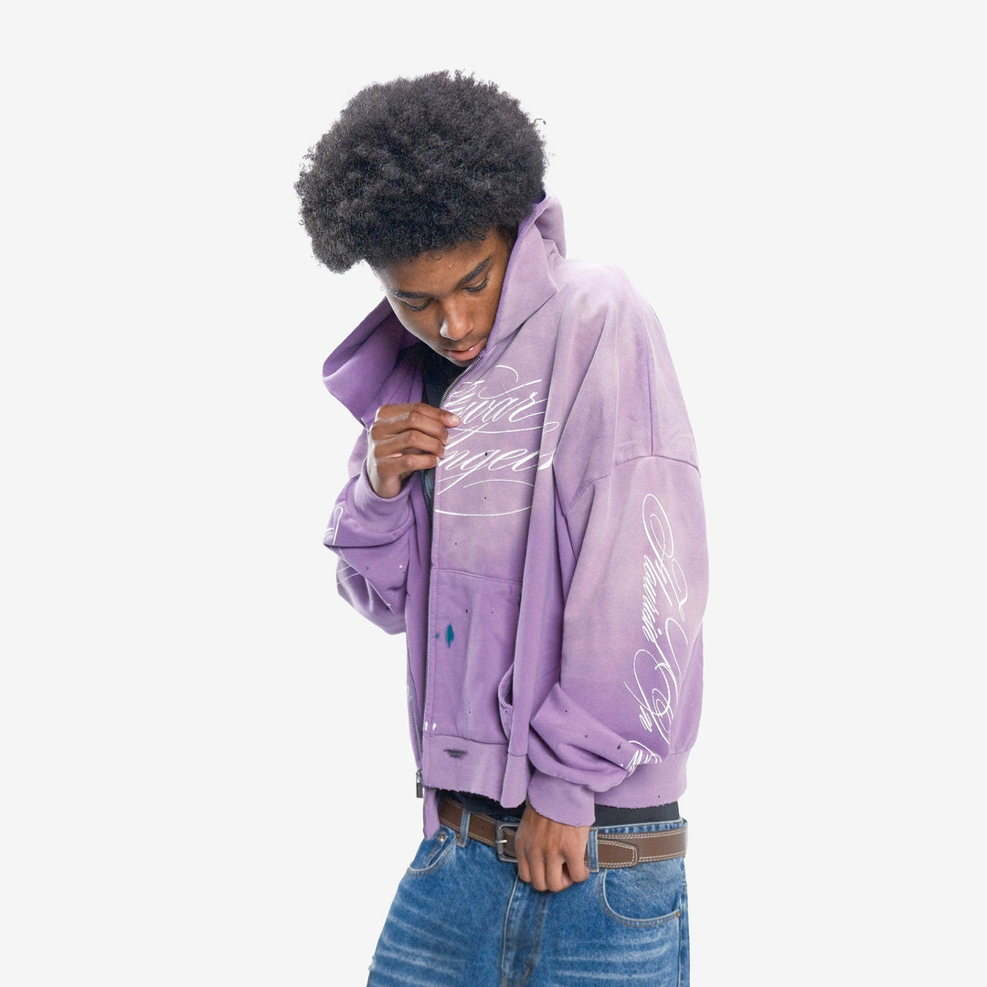 LAVENDER ZIP UP