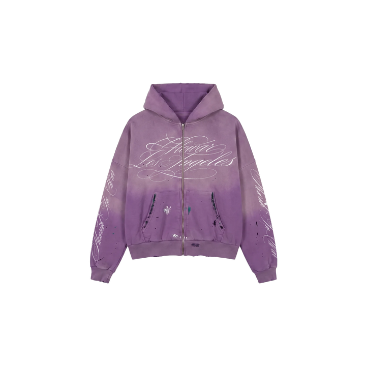 LAVENDER ZIP UP