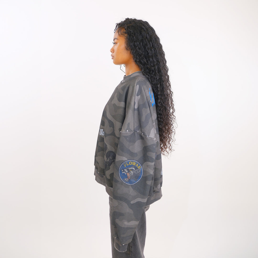 MIDNIGHT CAMO CREWNECK